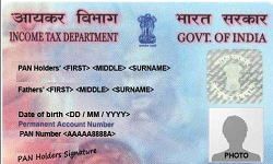 Pan card application