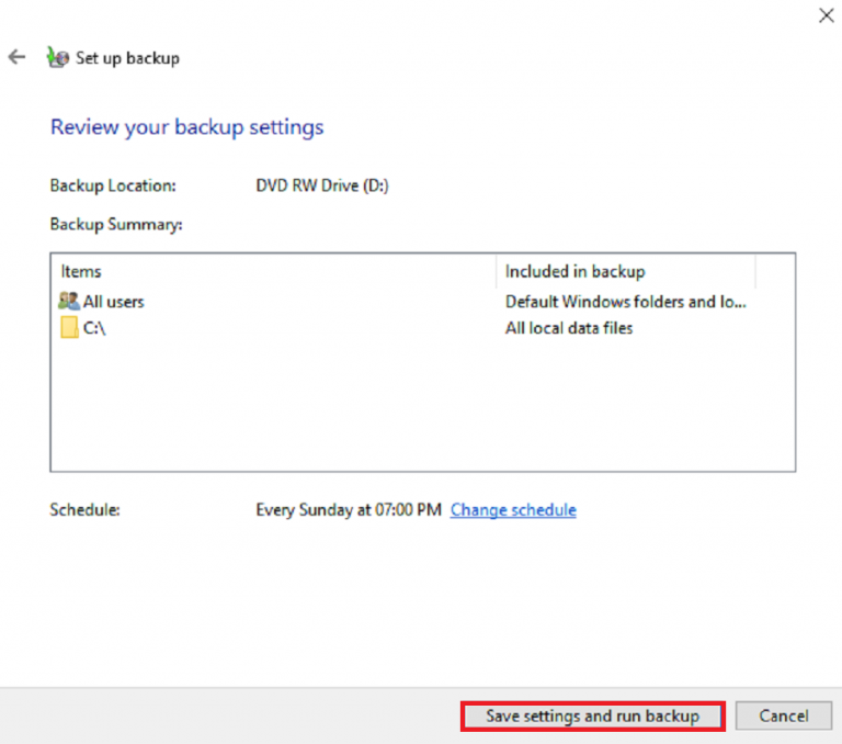 Window Settings File Backup How to Configure Windows 10 Backup and Restore?