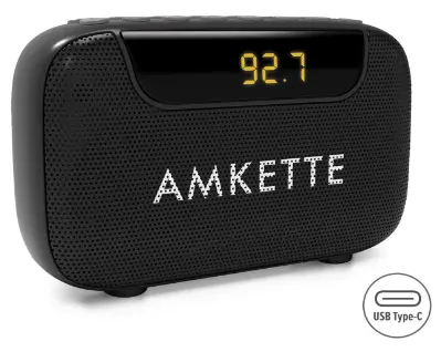 Amkette Pocket Blast FM Radio Bluetooth Speaker