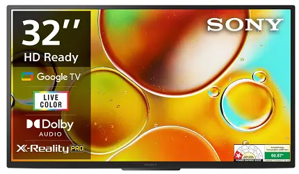 Sony BRAVIA 80 cm (32 inches) HD Ready Smart LED Google TV KD-32W835