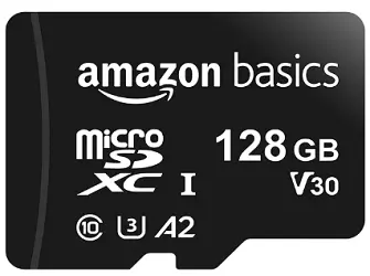 Amazon Basics 128GB microSDXC Memory Card
