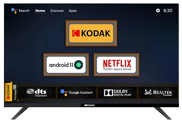 KODAK 80 cm (32 inches) Android Smart TV 9XPRO 