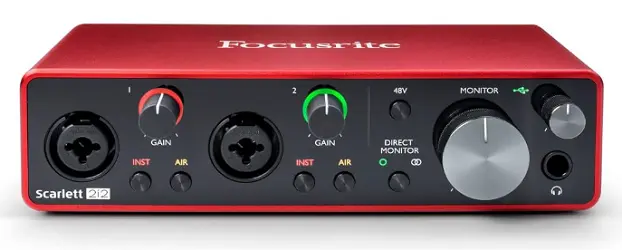 Focusrite Scarlett 2i2 (3rd Gen) USB Audio Interface
