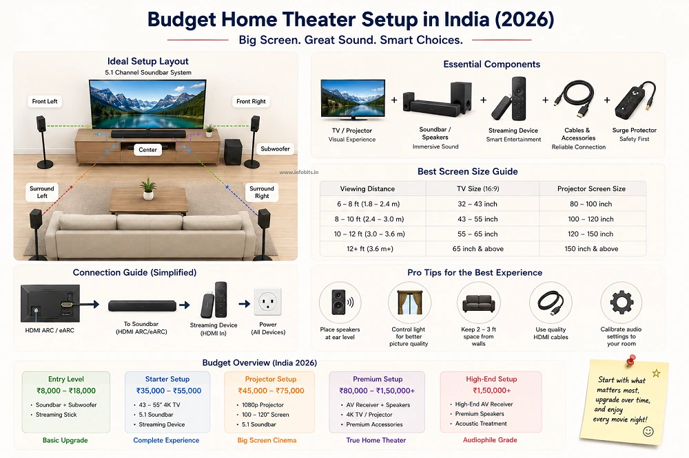 Budget Home Theater setup 1